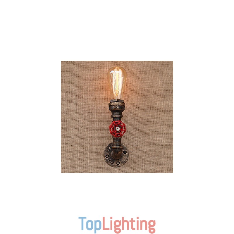 Country Retro Painting Feature for Mini Style Ambient Light Wall Sconces Wall Light