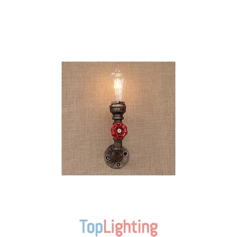 Country Retro Painting Feature for Mini Style Ambient Light Wall Sconces Wall Light