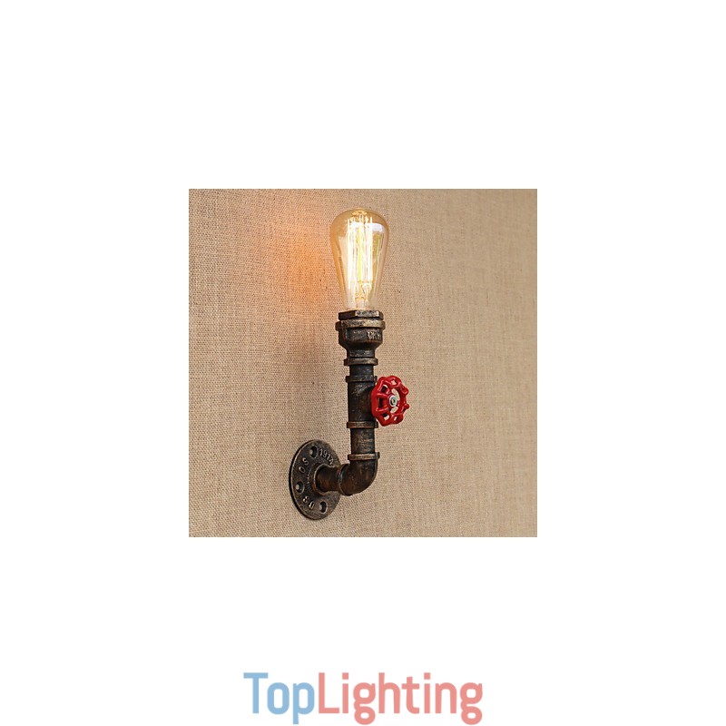 Country Retro Painting Feature for Mini Style Ambient Light Wall Sconces Wall Light