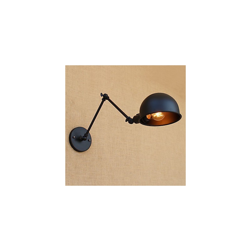 Simple Country Retro Painting Feature for Mini Style Swing Arm Eye Protection Downlight Swing Arm Lights