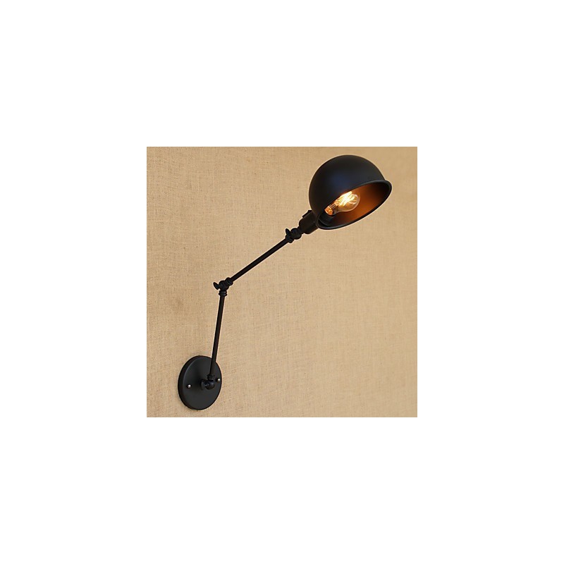 Simple Country Retro Painting Feature for Mini Style Swing Arm Eye Protection Downlight Swing Arm Lights