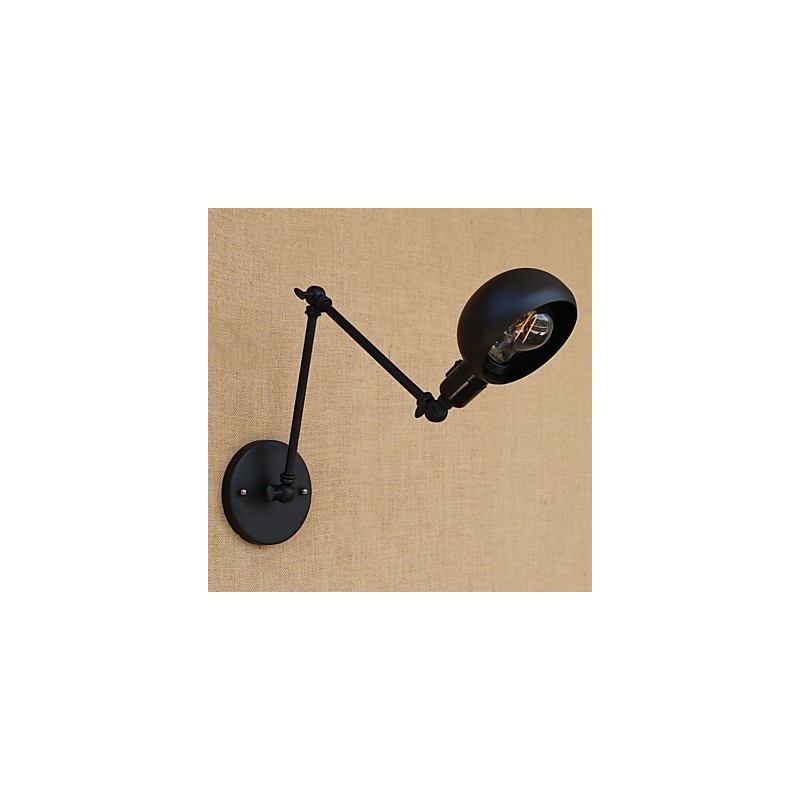 Simple Country Retro Painting Feature for Mini Style Swing Arm Eye Protection Downlight Swing Arm Lights