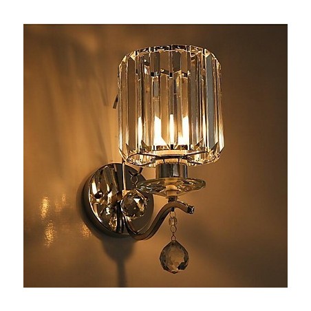 Crystal Modern Contemporary Electroplated Feature Uplight Wall Sconces Wall Light Crystal Modern Contemporary Electroplated Feature Uplight Wall Sconces Wall Light