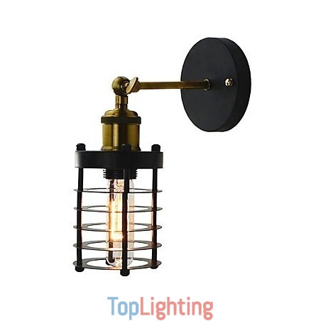 Simple Vintage Country Retro Painting Feature for Mini Style Ambient Light Wall Sconces