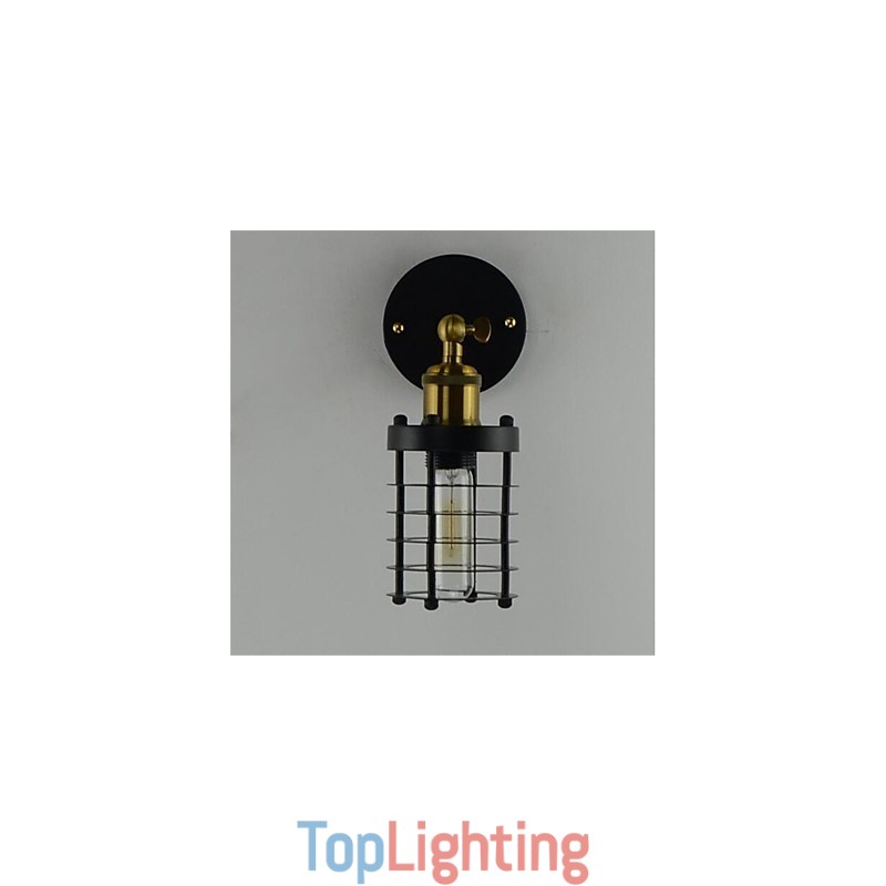 Simple Vintage Country Retro Painting Feature for Mini Style Ambient Light Wall Sconces