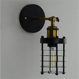 Simple Vintage Country Retro Painting Feature for Mini Style Ambient Light Wall Sconces