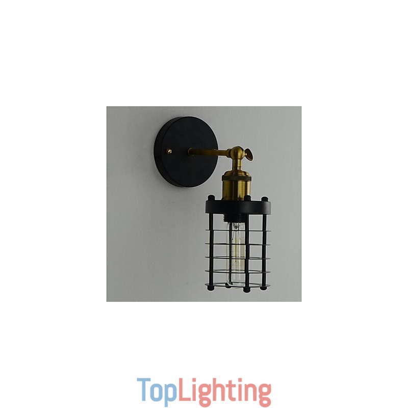 Simple Vintage Country Retro Painting Feature for Mini Style Ambient Light Wall Sconces