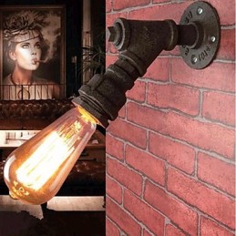 Rustic Lodge Painting Feature for Arc Ambient Light Wall Sconces Wall Light