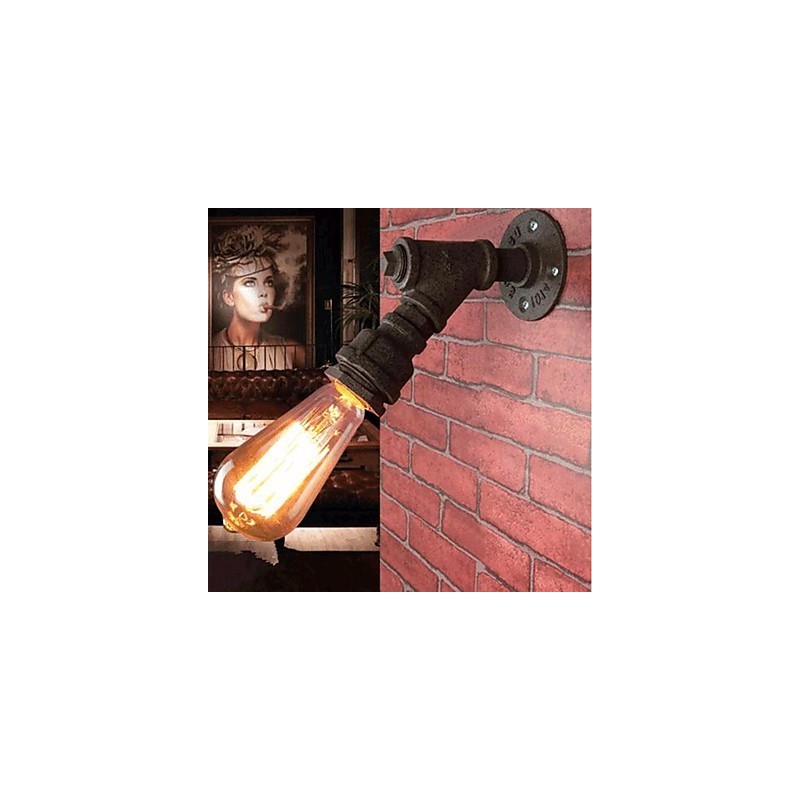 Rustic Lodge Painting Feature for Arc Ambient Light Wall Sconces Wall Light