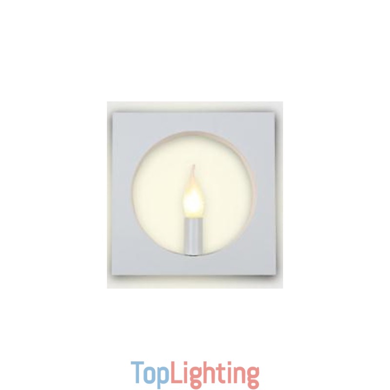 Modern Simple Iron Art Wall Lamp Creative Living Room Background Hall Head Of The Bed Square Frame Decoration Lamps And Lanterns
