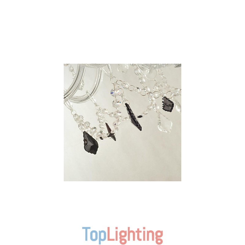 Modern Contemporary Crystal Glass Chandelier