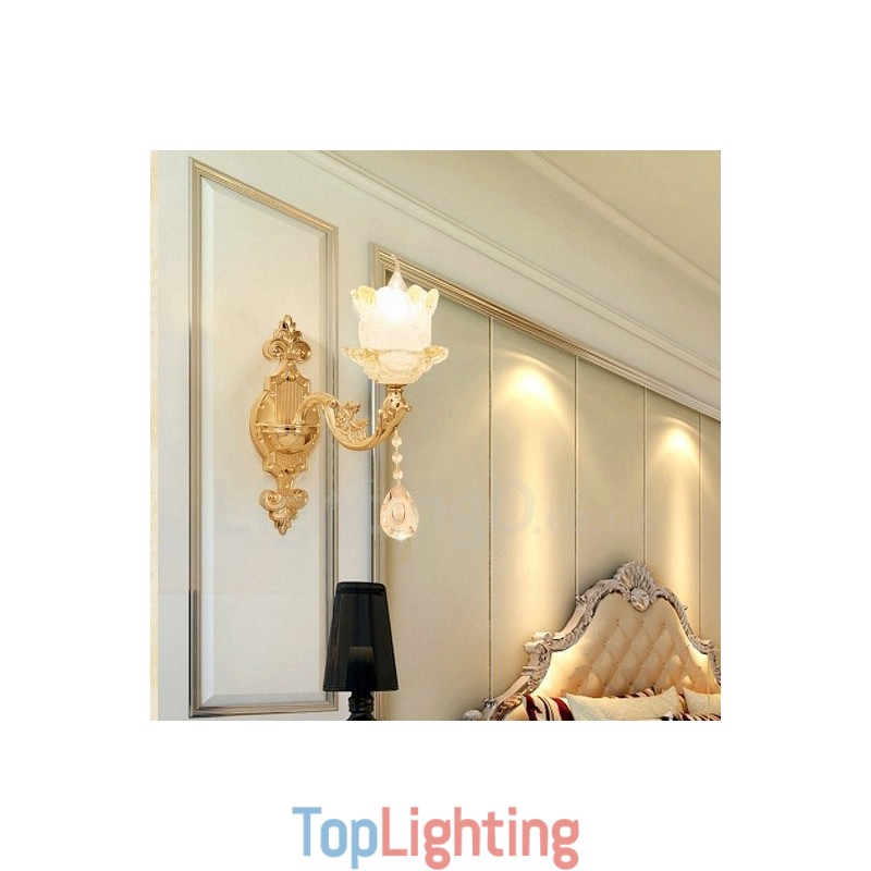 Single Light Traditional Classic Living Room Dining Room Bed Room Metal Luxury Indoor Wall Sconces