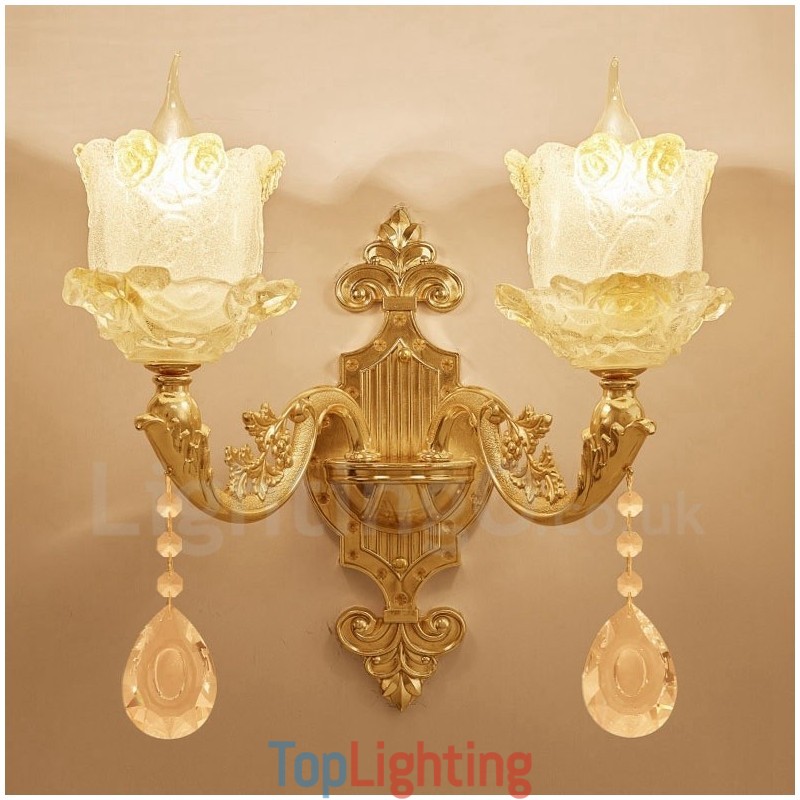 2 Light Traditional Classic Living Room Dining Room Bed Room Metal Indoor Wall Sconces