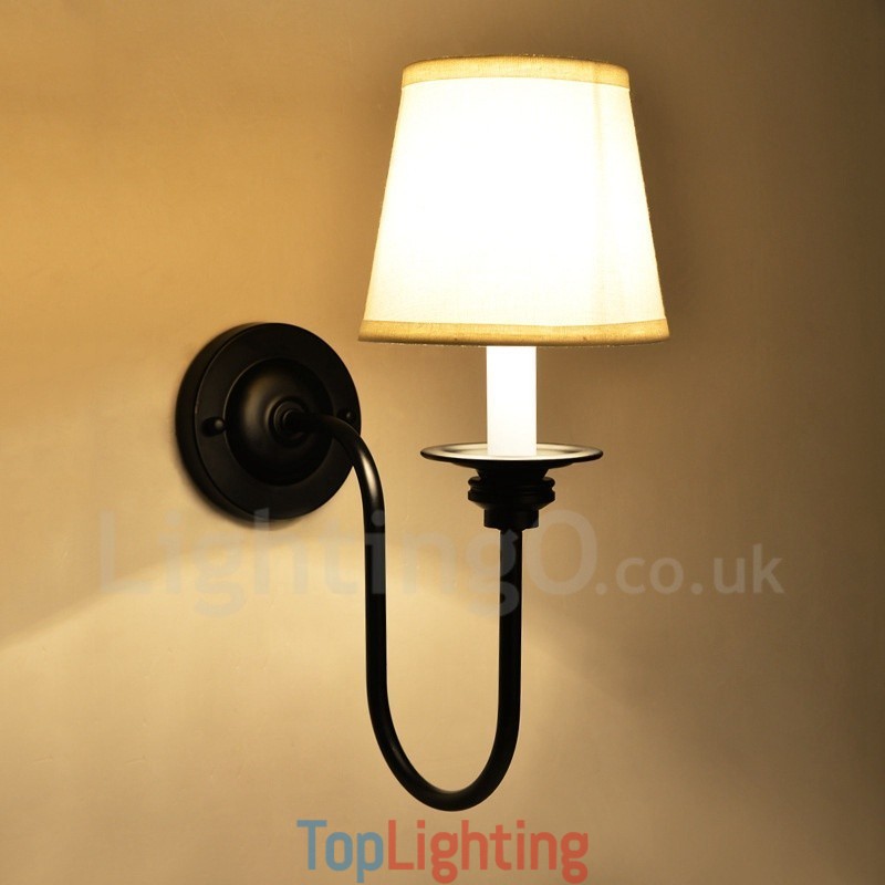 Single Light Traditional Classic Indoor Wall Sconces