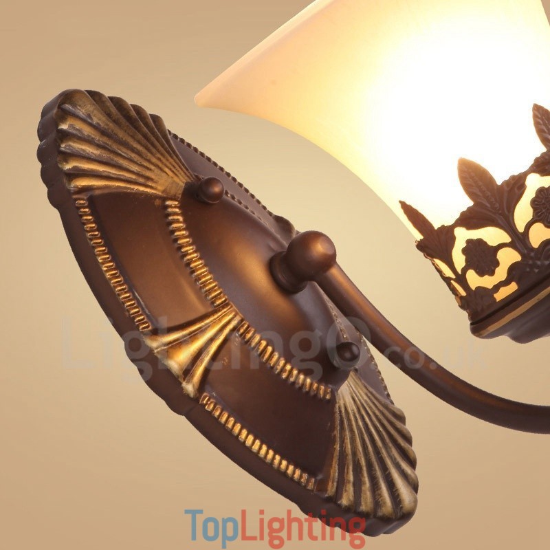 Single Light Traditional Classic Living Room Dining Room Bed Room Metal Indoor Wall Sconces