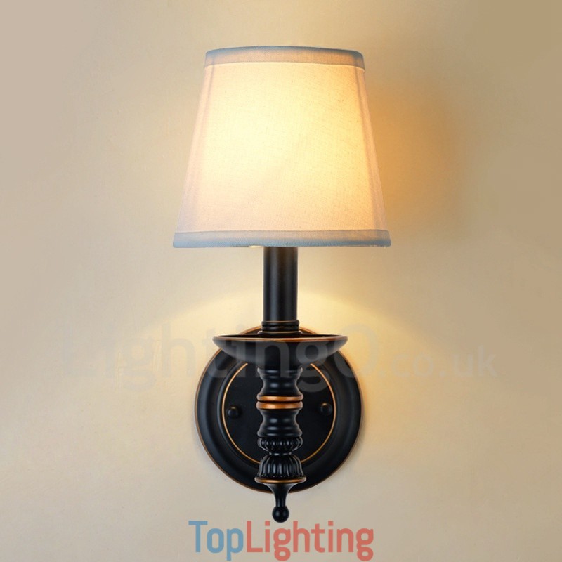 Single Light Traditional Classic Indoor Wall Sconces
