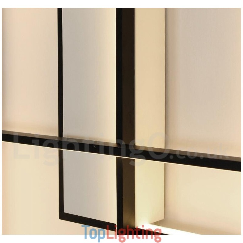 Modern Comtemporary Alumilium Painting Ceiling Light Flush Mount Wall Light with Remoter Dimmer for Living Room Bed Room