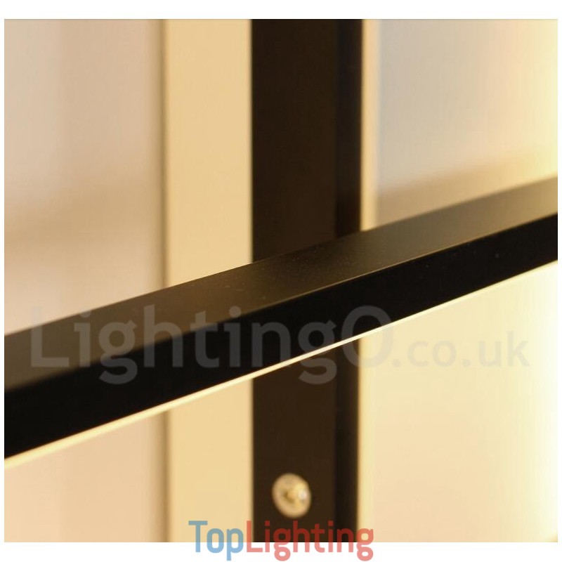 Modern Comtemporary Alumilium Painting Ceiling Light Flush Mount Wall Light with Remoter Dimmer for Living Room Bed Room