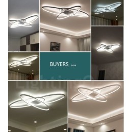 Dimmable Oval Modern Comtemporary Alumilium Ceiling Light Flush Mount Lamp for Living Room Bed Room Also Can Be Used As Wall Light