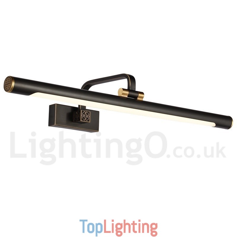 IPMirror Lamp Bathroom Lights Pure Brass Wall Lights with Acrylic Shade Make up Lighting