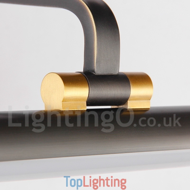 IPMirror Lamp Bathroom Lights Pure Brass Wall Lights with Acrylic Shade Make up Lighting