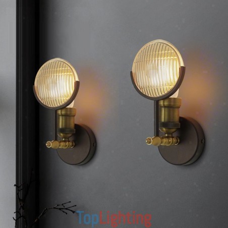 1 Light Rustic Retro Vintage Wall Light with Glass Shade Special for Hotel Office Showroom Living Room Dinning Room 1 Light Rustic Retro Vintage Wall Light with Glass Shade Special for Hotel Office Showroom Living Room Dinning Room