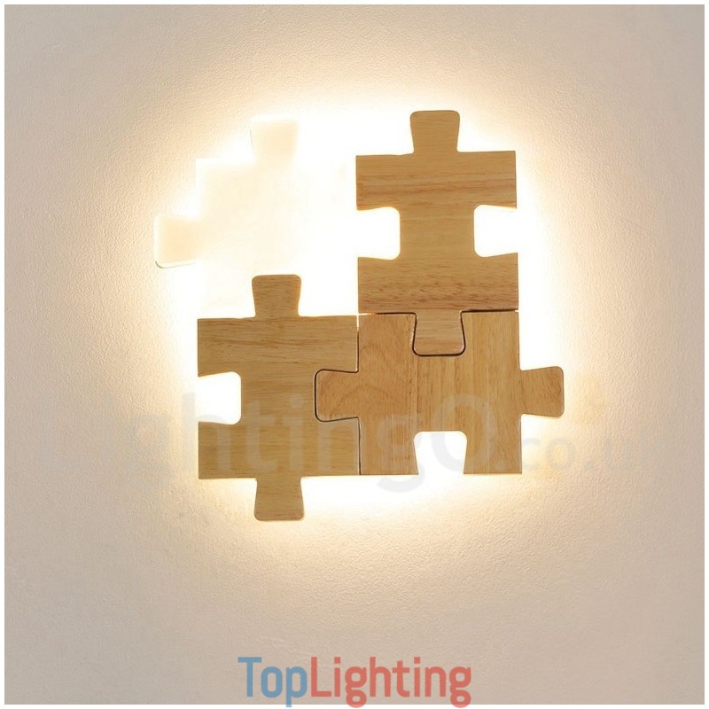Wooden Wall Sconces with Acrylic Shade Modern Contemporary Wood Bamboo Wall Light