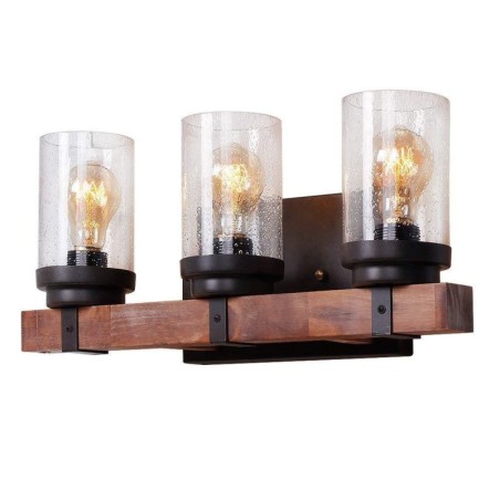 3 Light Vintage Wooden Industrial Style Wall Light for Wind Bar Loft Coffee Restaurant 3 Light Vintage Wooden Industrial Style Wall Light for Wind Bar Loft Coffee Restaurant
