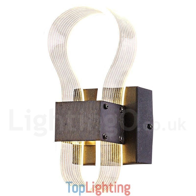 Modern Wall Light with Acrylic Shade for Bedroom Corridor Aisle