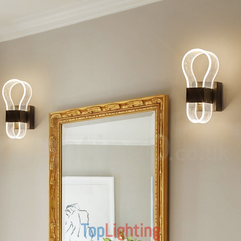 Modern Wall Light with Acrylic Shade for Bedroom Corridor Aisle