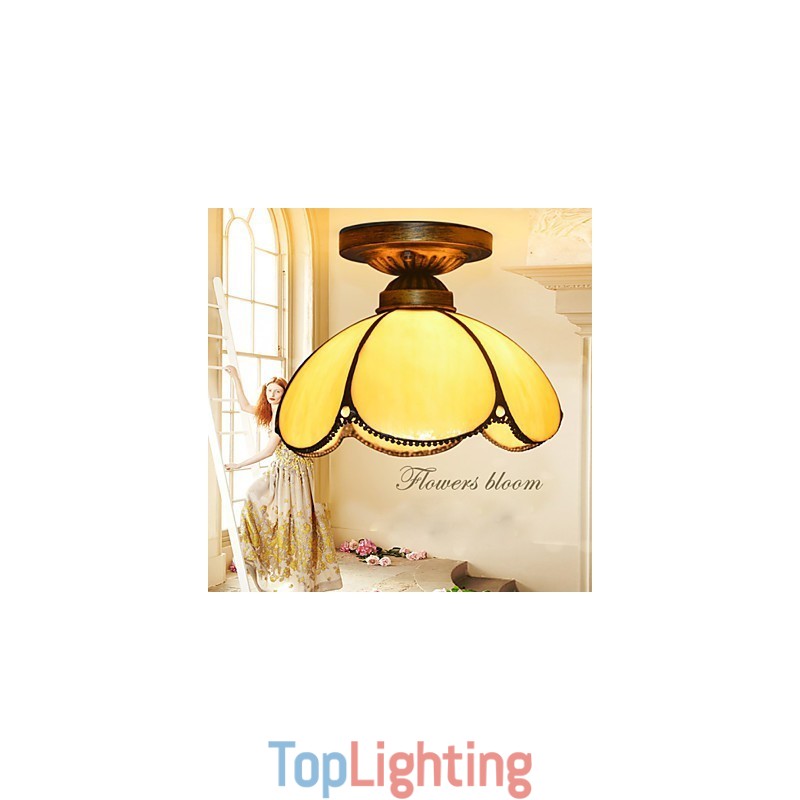 Europe Type Restoring Ancient Ways Is Contracted And Creative Arts Bending Absorb Dome Light Lamp