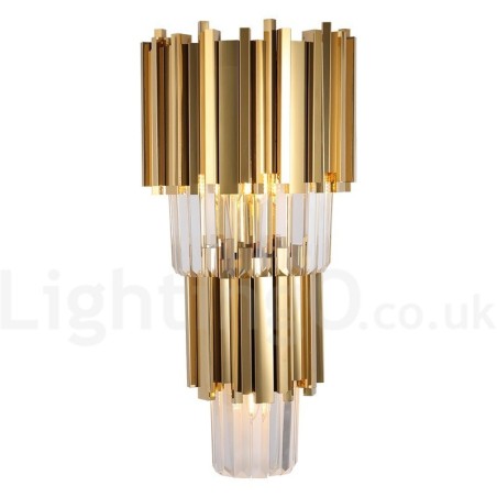 Modern Luxury K9 Crystal Wall Light with Crystal Shade Modern Luxury K9 Crystal Wall Light with Crystal Shade