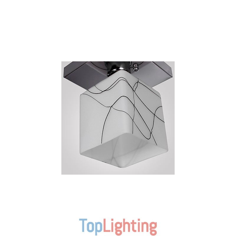 Modern Contemporary Mini Style Electroplated Metal Flush Mount