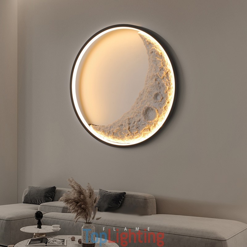 Nordic Indoor Round Background Wall Decorative Wall Lights