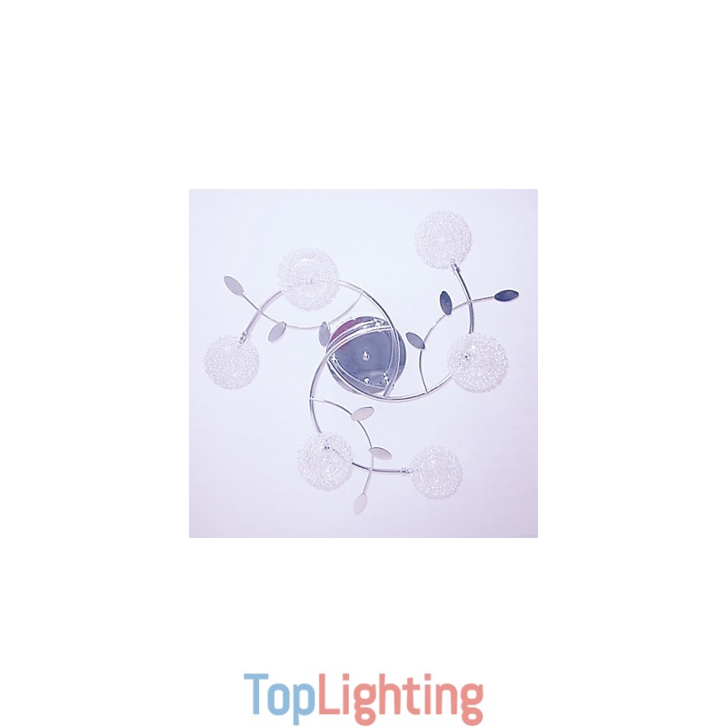 Modern Contemporary Crystal Electroplated Flush Mount