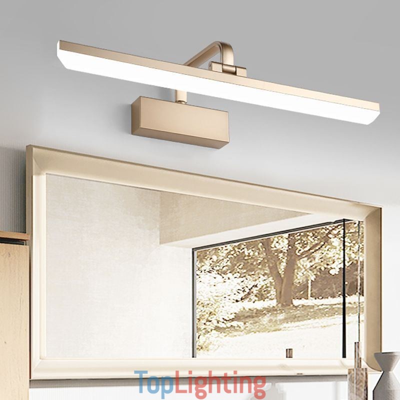 Modern Wall Lamp Mirror Front Light Angle Adjustable Washroom Makeup Light