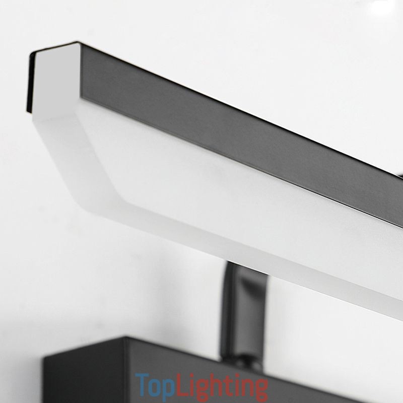 Modern Wall Lamp Mirror Front Light Angle Adjustable Washroom Makeup Light