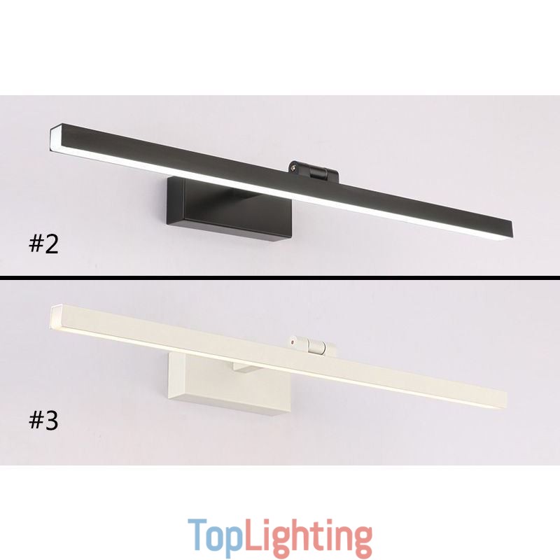 Nordic Style Mirror Front Light Angle Adjustable Wall Sconce Washroom