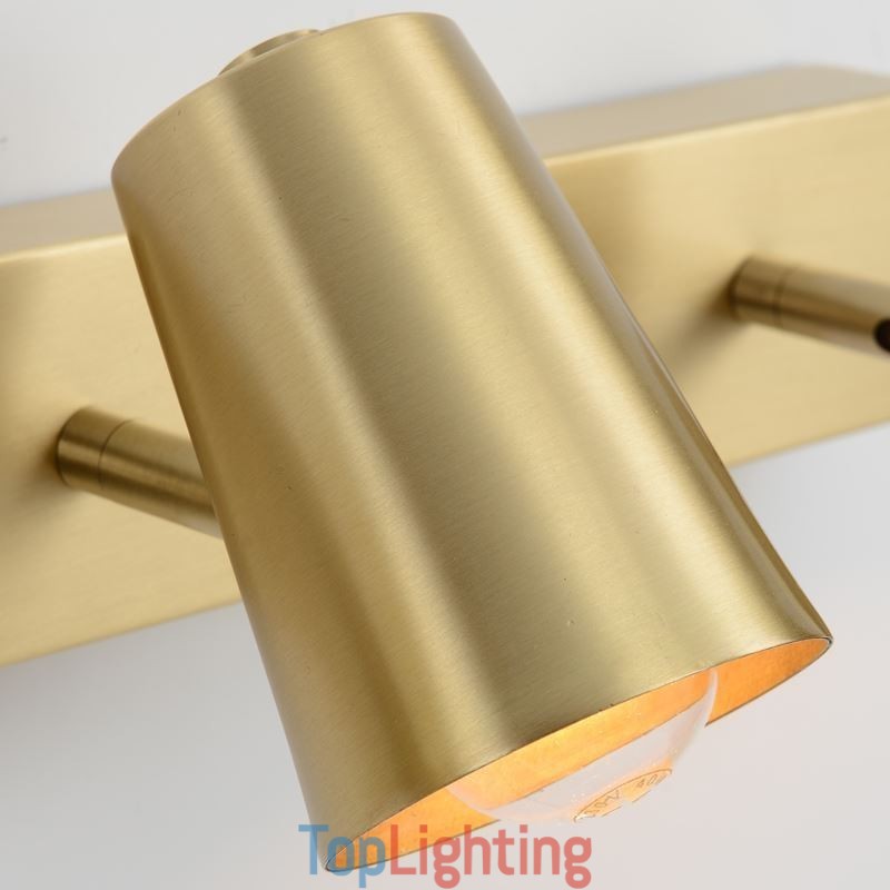 Nordic Brass Mirror Front Light Spot Wall Lamp