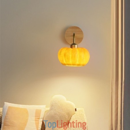 Pumpkin Wall Light Japanese Retro Wall Sconces Lamp Pumpkin Wall Light Japanese Retro Wall Sconces Lamp