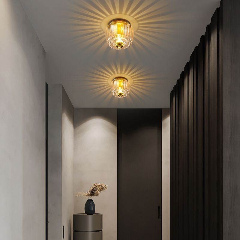 Modern Wall Lighting With Clear Glass Shade Brushed Wall Sconce Lighting
