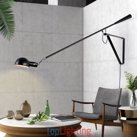 Single Rocker Arm Wall Light Bedside Reading Sconce Lamp Single Rocker Arm Wall Light Bedside Reading Sconce Lamp