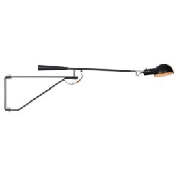 Single Rocker Arm Wall Light Bedside Reading Sconce Lamp