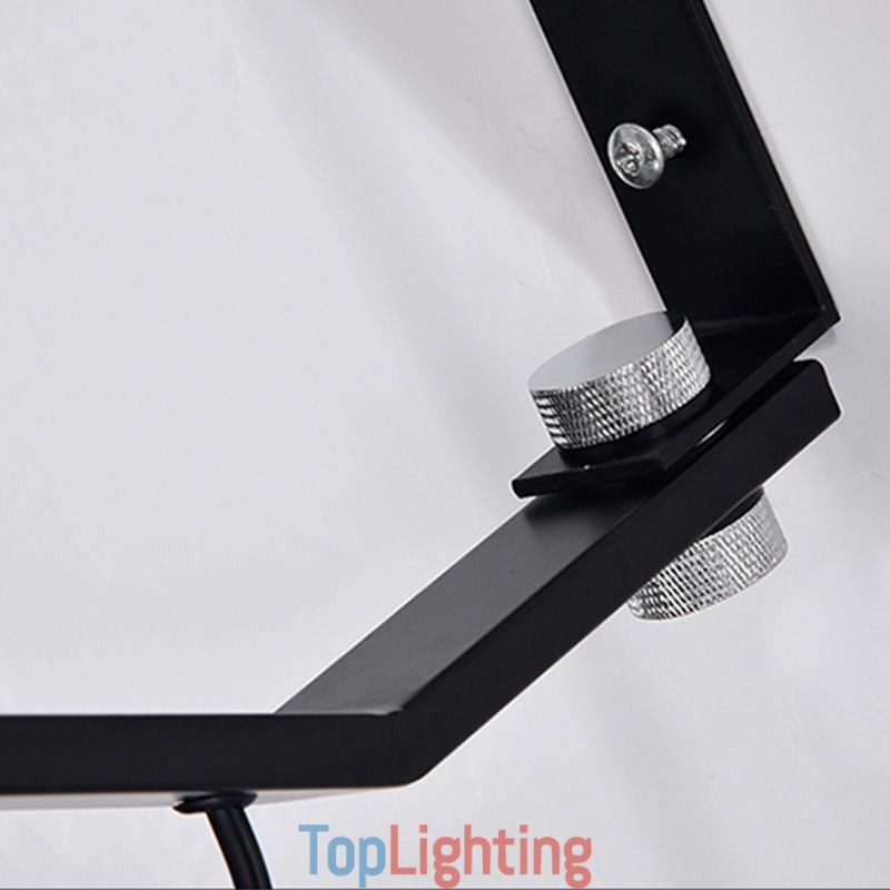 Single Rocker Arm Wall Light Bedside Reading Sconce Lamp