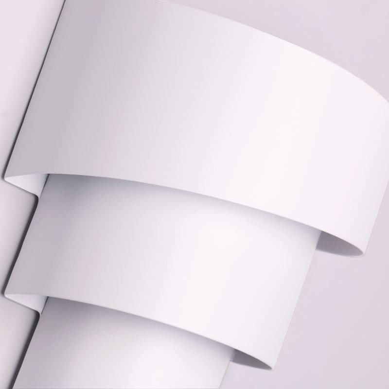 Modern Minimalist Wall Lamp Spiral Cake Sconce Light Bedside