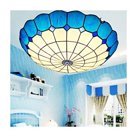 European Rural Creative Arts Stained Glass Absorb Dome Lamp Light European Rural Creative Arts Stained Glass Absorb Dome Lamp Light