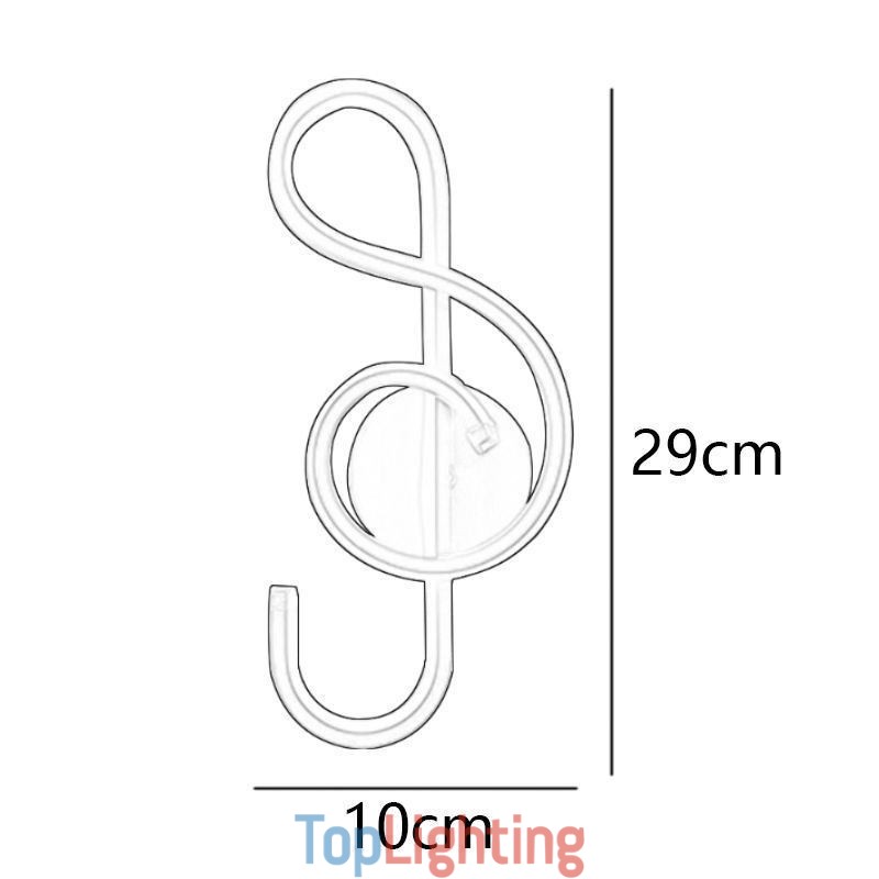Wall Sconce Minimalist Acrylic Note Wall Light