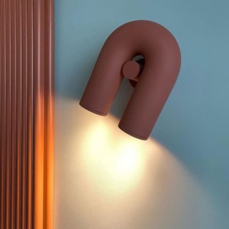 Wall Sconce U Shape Minimalist Creative Wall Light 90° Rotating Lampshade Wall Sconce U Shape Minimalist Creative Wall Light 90° Rotating Lampshade