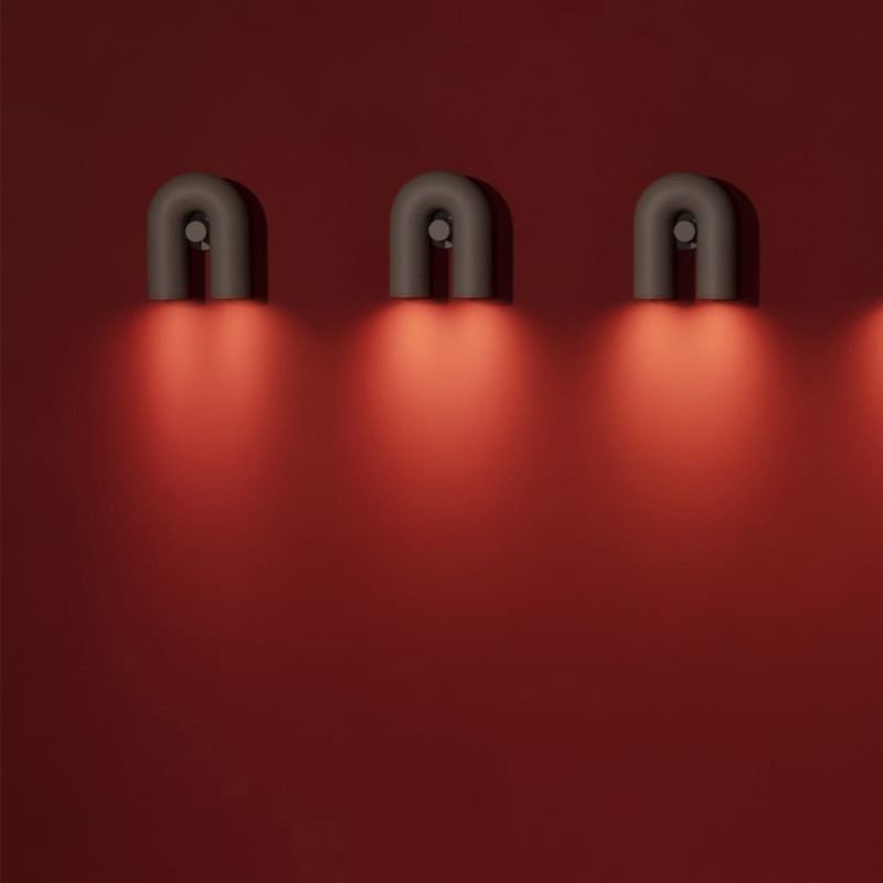 Wall Sconce U Shape Minimalist Creative Wall Light 90° Rotating Lampshade