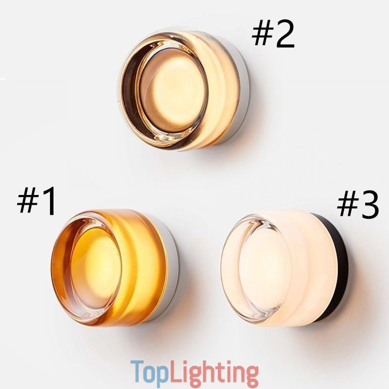 Wall Light Modern Minimalist Acrylic Single Head Round Wrought Iron Small Wall Sconce